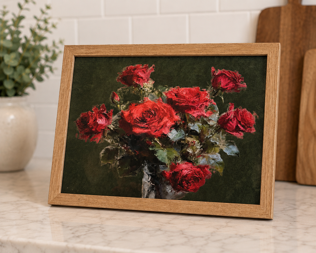 Original Art Print- Summertime Red
