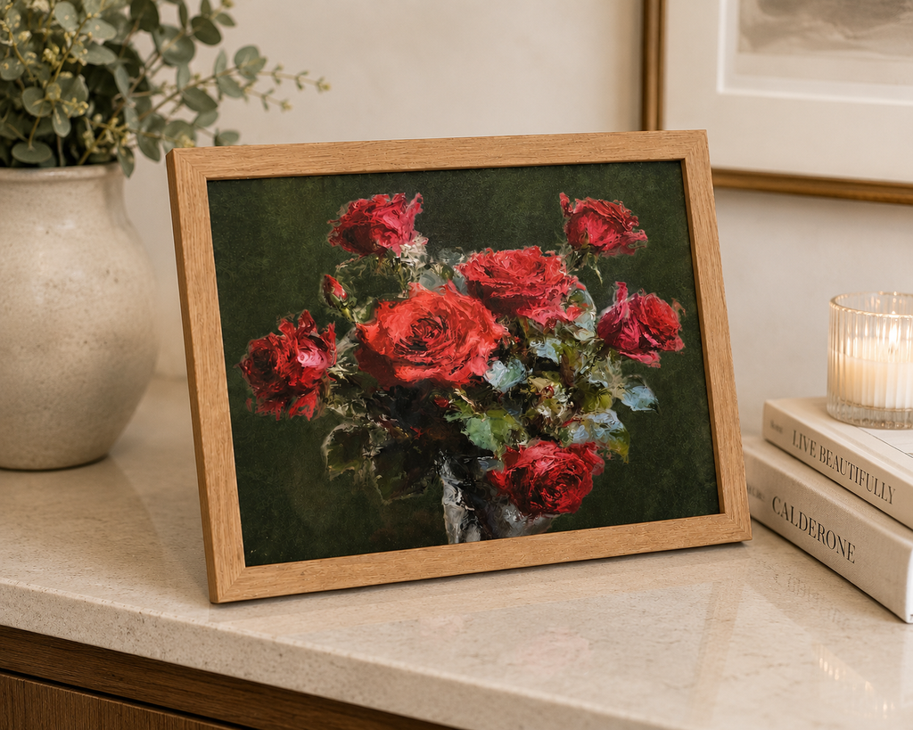 Original Art Print- Summertime Red