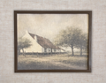 Vintage Farmhouse Framed Canvas Print
