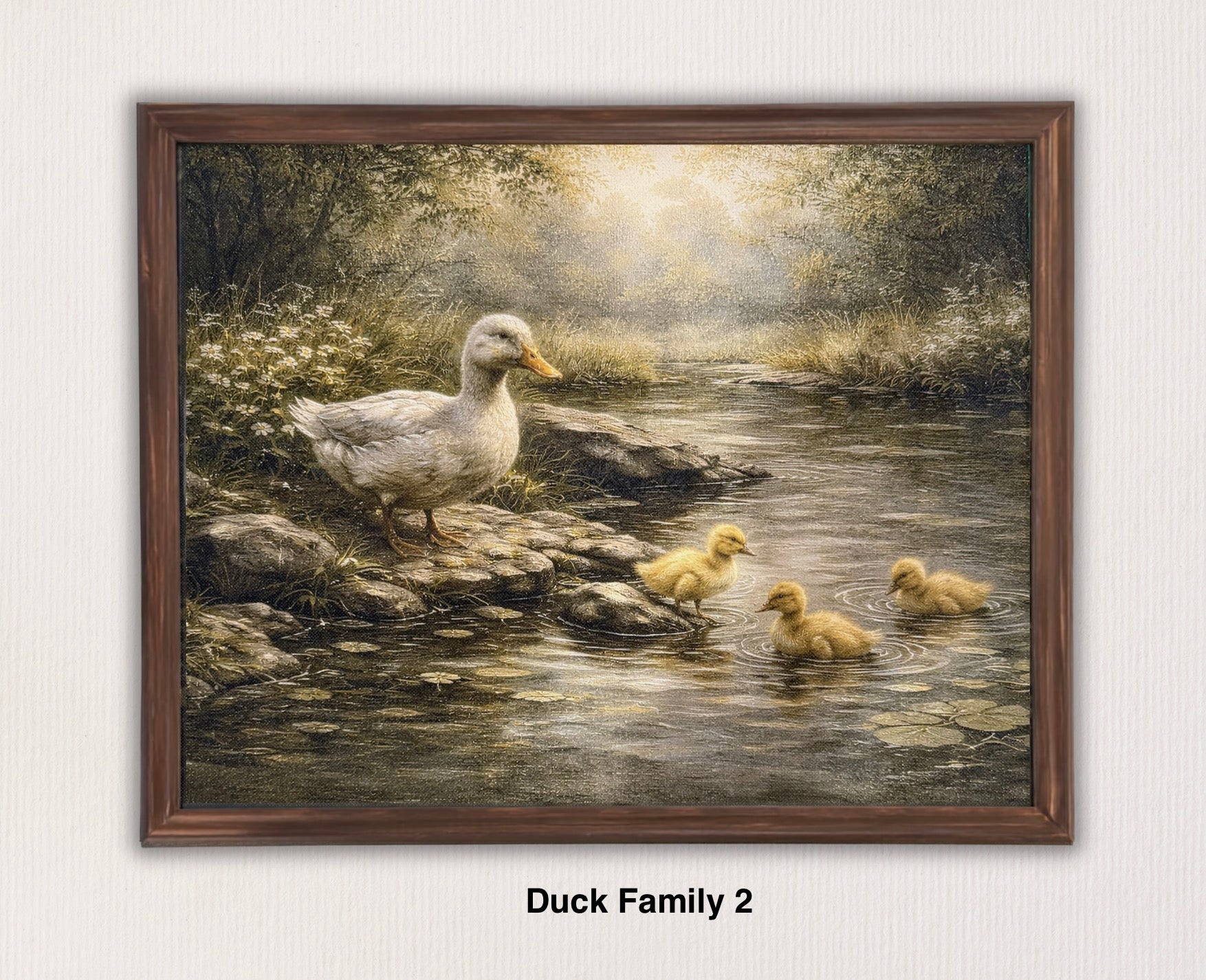 Vintage Style Duck Family Set