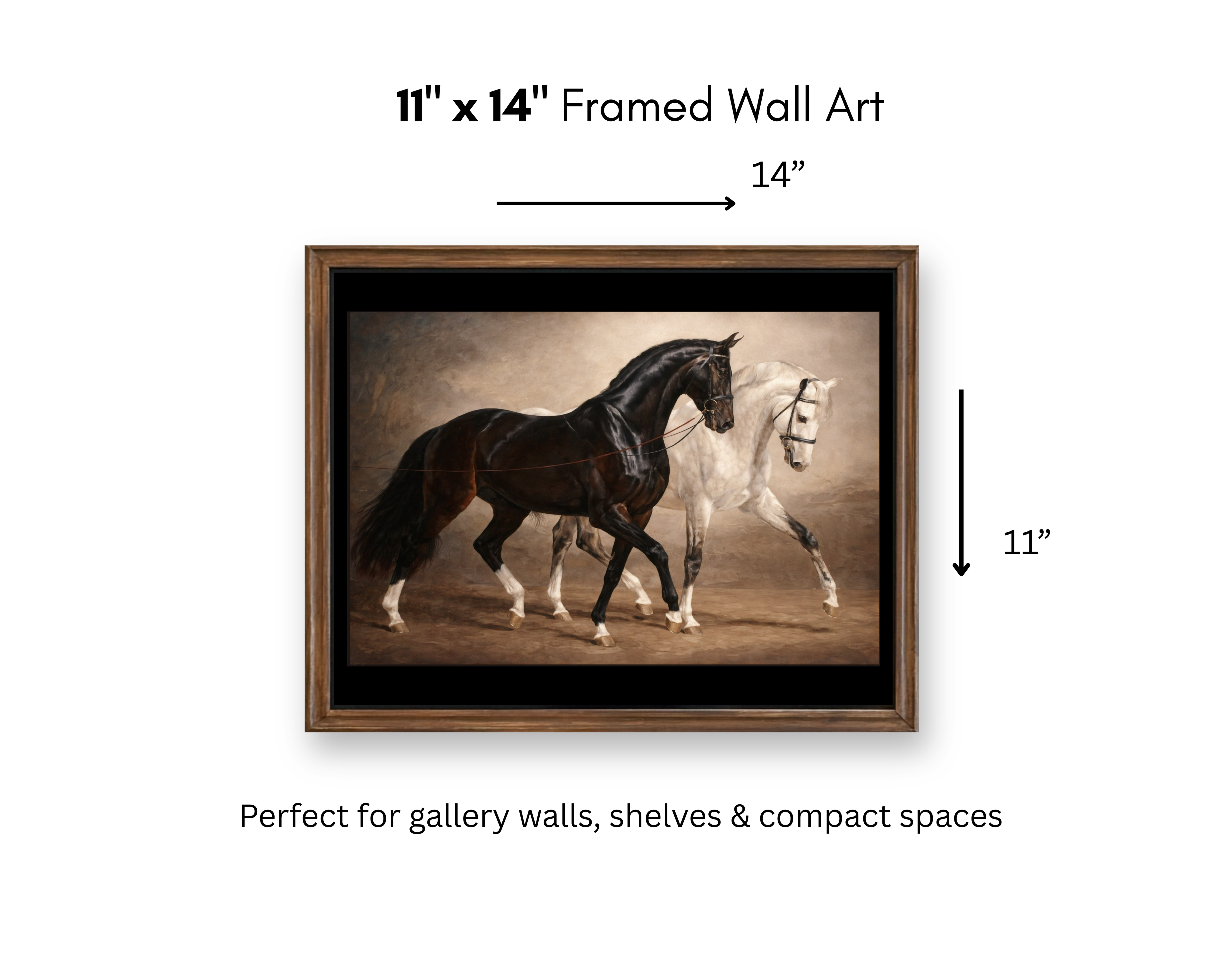 Vintage Style Equestrian Art Print