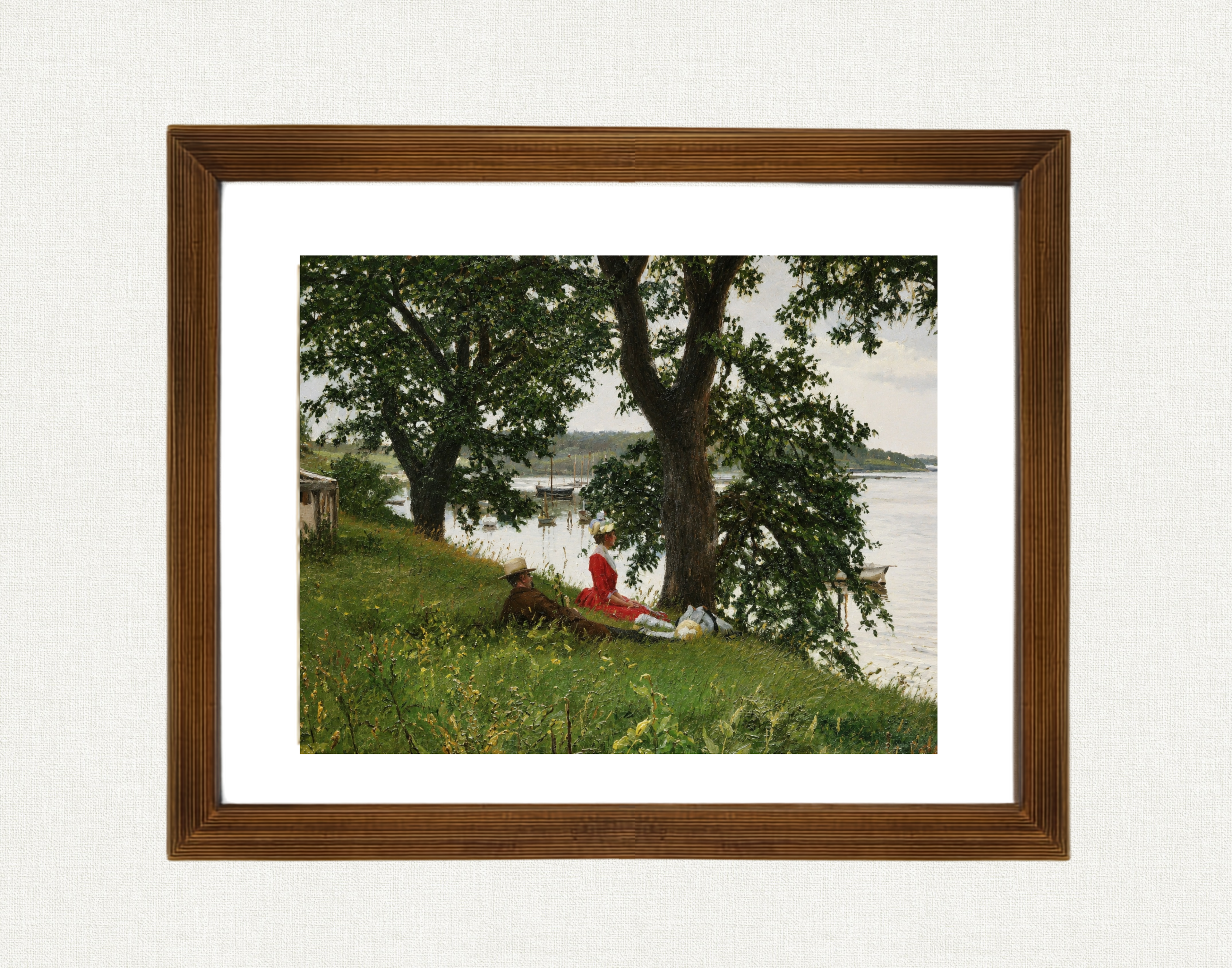 "On the Bank" Inspired Fine Art Print