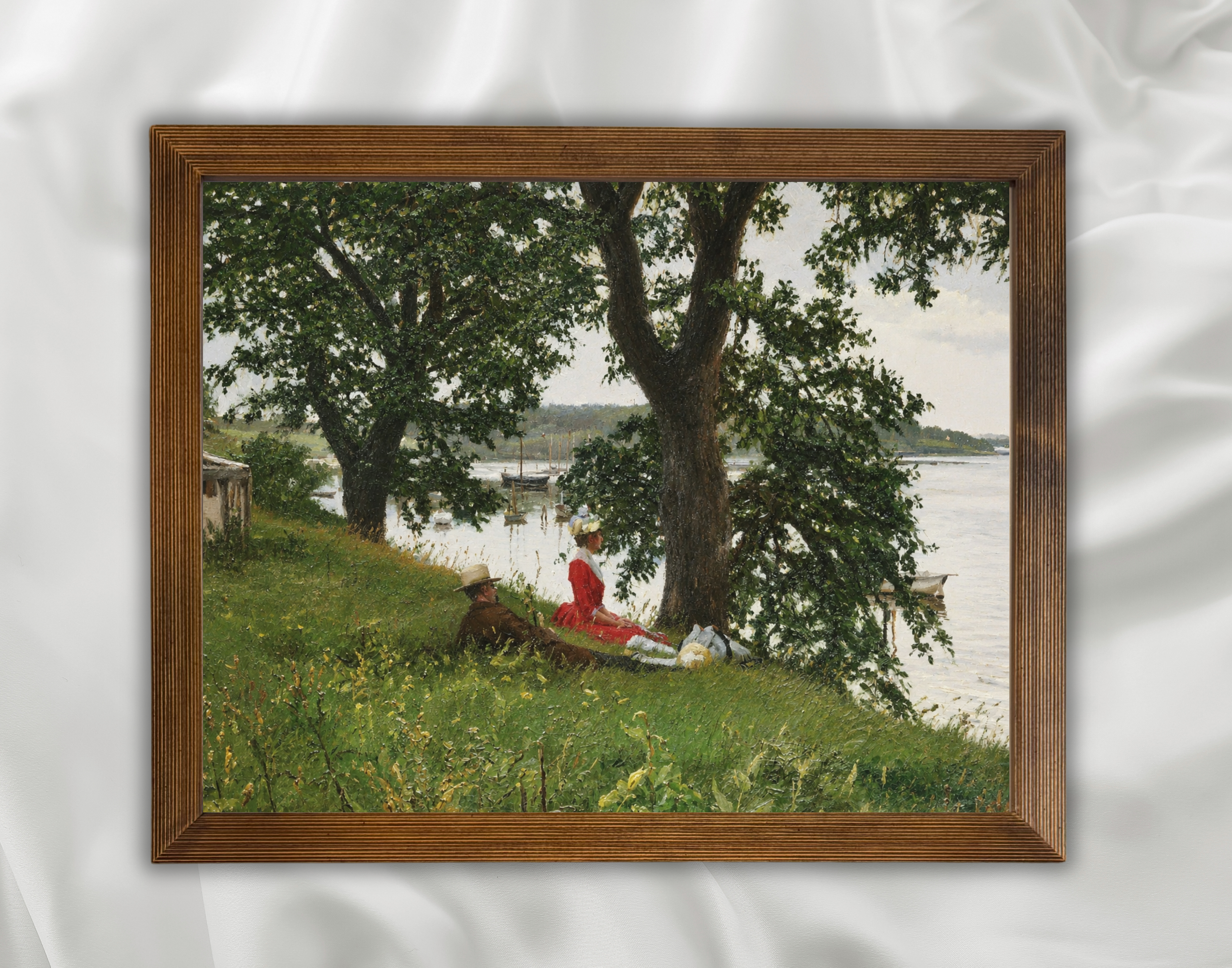 "On the Bank" Inspired Fine Art Print