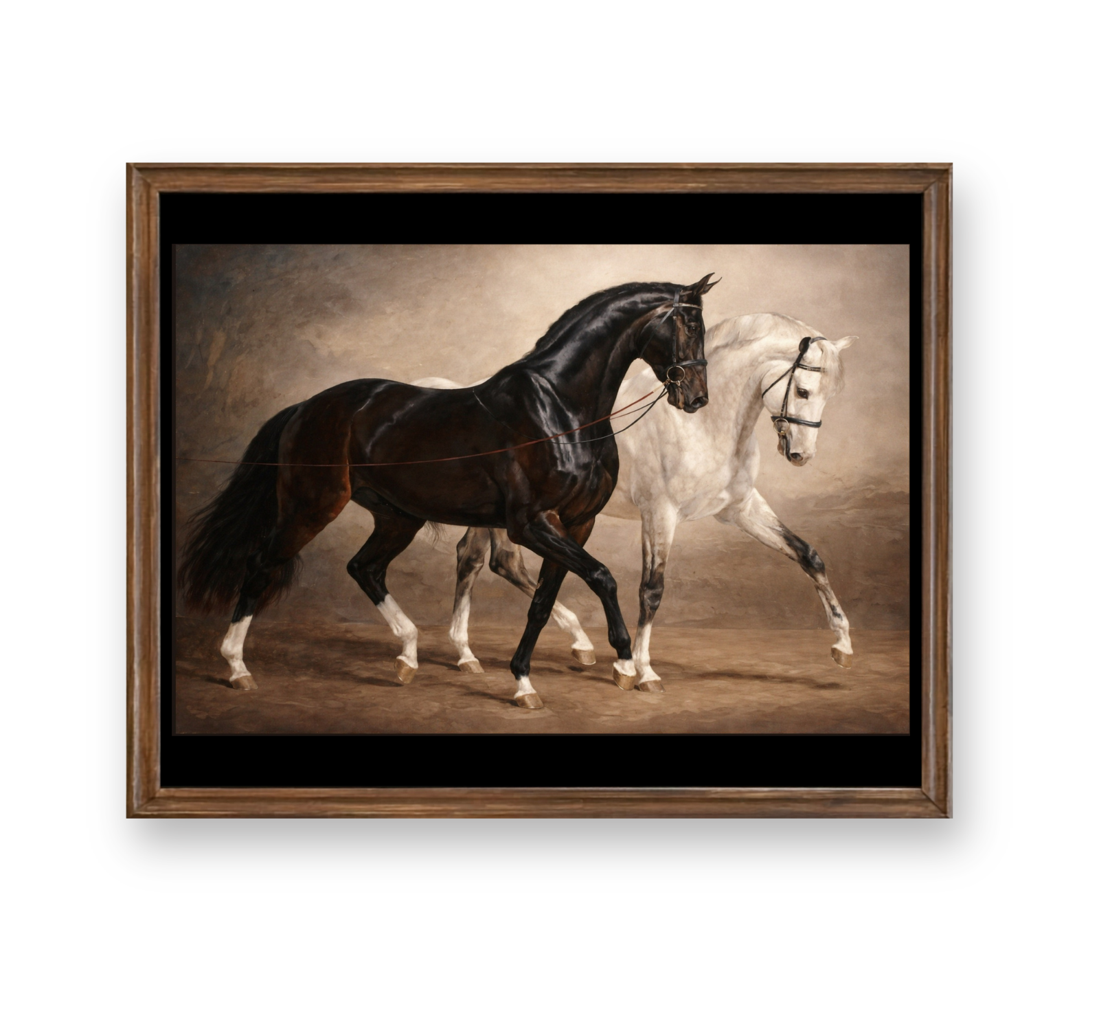 Vintage Style Equestrian Art Print