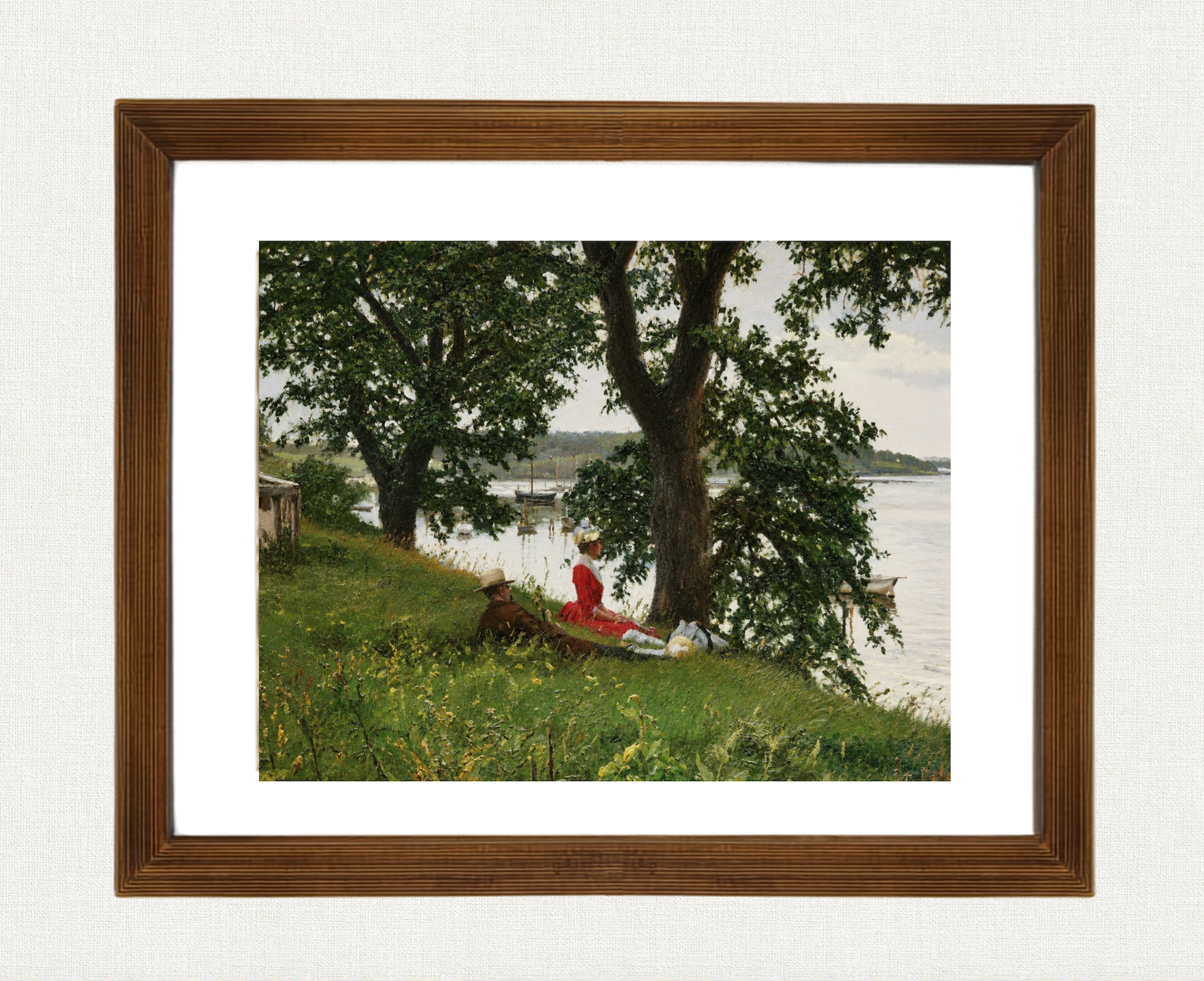 "On the Bank" Inspired Fine Art Print