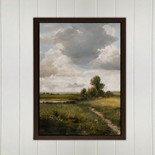 Countryside Path |  Vintage Landscape Framed Art Print
