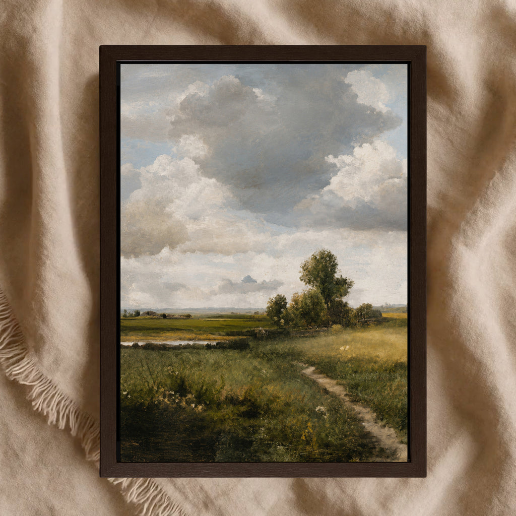 Countryside Path |  Vintage Landscape Framed Art Print
