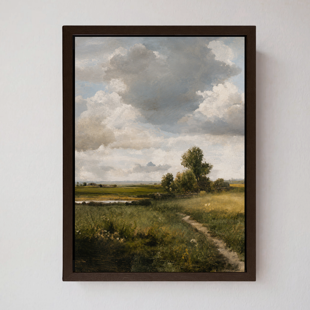 Countryside Path |  Vintage Landscape Framed Art Print