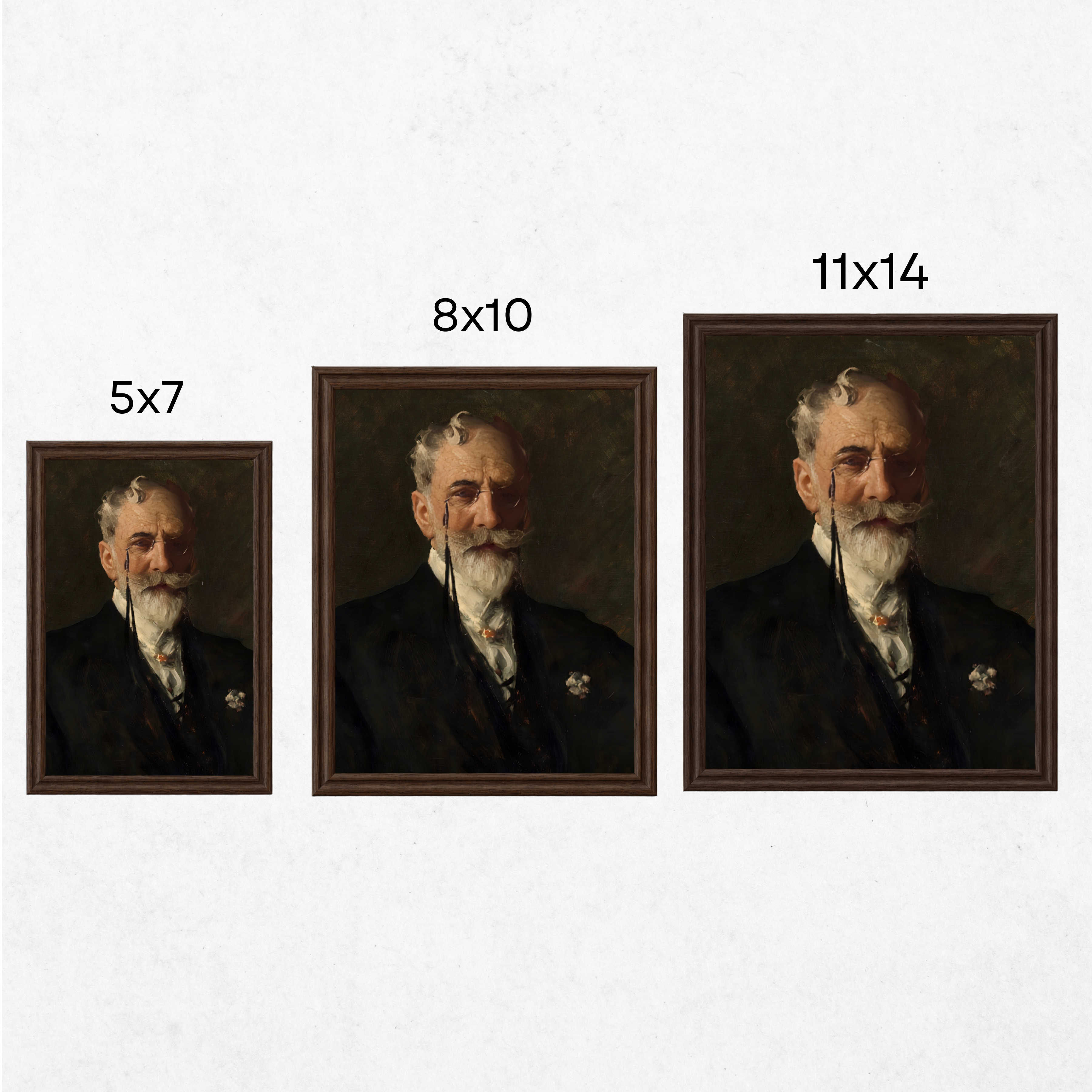 William Merritt Chase Self Portrait (1915)| Vintage Portrait Wall Art | Framed Print